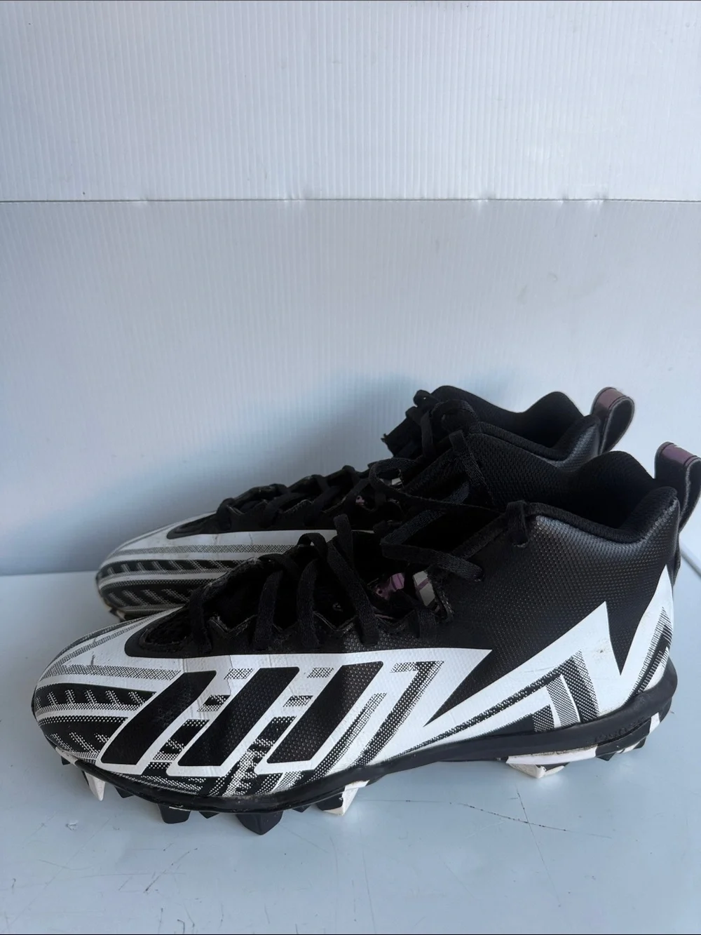 Adidas Freak Spark MD 23 Football Cleats Size 8.5 Black and White